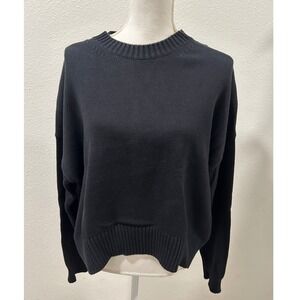 NWT Quince Organic Cotton Boyfriend Crewneck Sweater